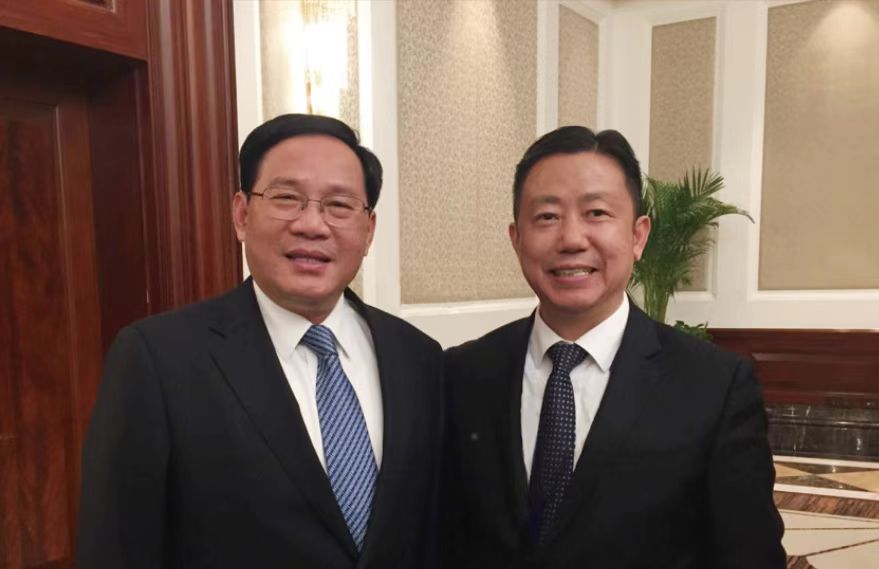 中央政治局常委、國務院總理李強與周海江合影